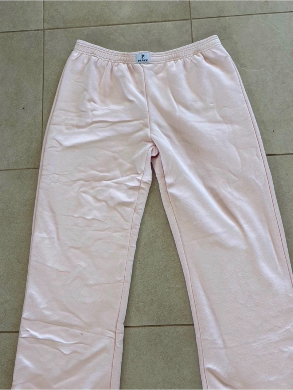 PARKE peony straight leg sweatpants